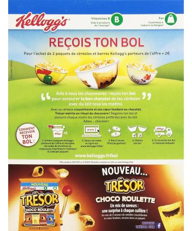 Kellogg's Milk Chocolate Treasure Cereal 400g - Pack of 10 - Buy Online on GoSupps.com