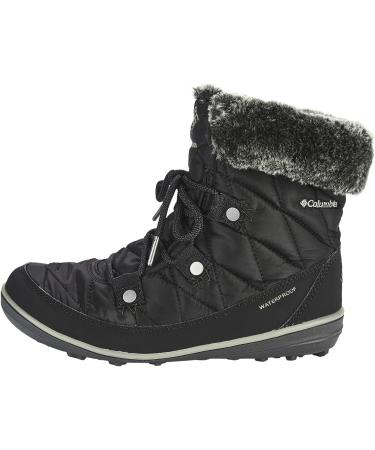 Columbia Women's Heavenly Shorty Omni-Heat Snow Boot 9 - Black/Kettle - Buy Online on GoSupps.com