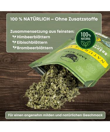 Lazy King Herbal Tea | 100% Natural Herbs | Eibian Raspberry & Blackberry | Amsterdam Style | Fine Herbal Mix | 45g - Buy Online on GoSupps.com