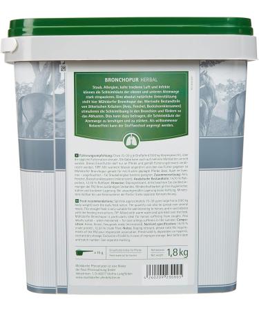 M hldorfer Bronchopur Herbal Horse Feed - 1.8 kg | Cough Relief & Calming Effects - Buy Online on GoSupps.com