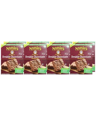 Annie's Organic Double Chocolate Brownie Mix - 18.3 oz (Pack of 8) | Deliciously Rich & Gluten-Free - Buy Online on GoSupps.com