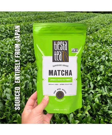 Premium Japanese Matcha Green Tea Powder - Tiesta Tea Company 1.5 oz (42.5 g) - Buy Online on GoSupps.com