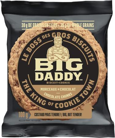 Big Daddy Chocolate Chunks Cookies Soft & Tender Home-Baked Style Gourmet Cookies Contains 8 Cookies (Individually Wrapped) 800g Chocolate Chunk Cookies - Buy Online on GoSupps.com