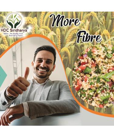 Siridhanya Millets Grain Unpolished & organic Combo Pack of 5 Little Foxtail Kodo Barnyard and Browntop organically grown from Andhra Pradesh (india) (combo_4600gm) - Buy Online on GoSupps.com