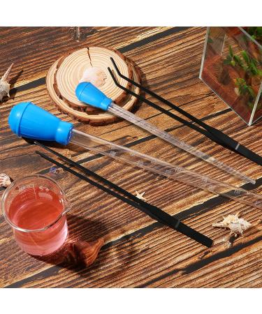 Aquarium Coral Feeder Set with Stainless Steel Tweezers and Syringe - Ideal for Reef Anemones, Lionfish - 2 Pieces - Buy Online on GoSupps.com