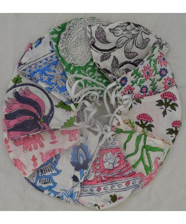Handmade Block Print Cotton Face Masks - Reusable Washable Breathable (10 Pack) | Stylish Non-Surgical Masks for All | International Shipping - Buy Online on GoSupps.com