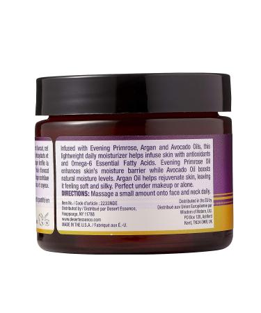 Desert Essence Organic Revitalizing Oils Moisturizer 0.96 fl oz - Gluten-Free, Vegan, Cruelty-Free | Restoring Evening Primrose, Marula & Argan Oil | Lightweight Formula for Dry or Mature Skin - Buy Online on GoSupps.com