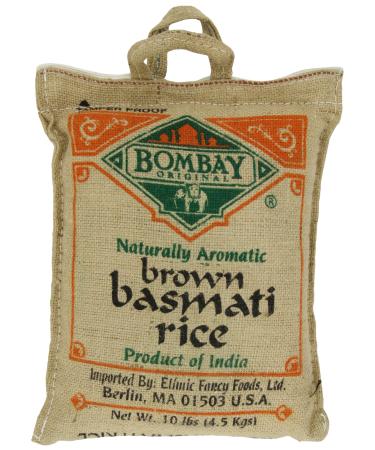 Bombay Market Basmati Brown Rice - 10 pound bag