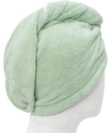 ENETIX Microfiber Towel for Women - Quick-Drying Anti-Frizz Hair Turban (Mint) - 2 Pack 25x70 cm Super Absorbent Fast-Drying Hair Towels - Buy Online on GoSupps.com