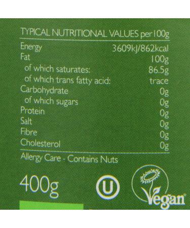 Clearspring - Organic Virgin Coconut Oil - 400g - Buy Online on GoSupps.com