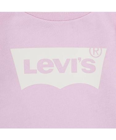 Levi's Kids Baby Girls Long Sleeve Batwing Tee - 3 Months, Roseate Spoonbill - Buy Online on GoSupps.com
