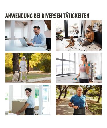 Back Bodyguard Rear Belt - Innovative Lumbar Spine Support | Back Bandage & Kidney Support - Available in XL Black - Buy Online on GoSupps.com