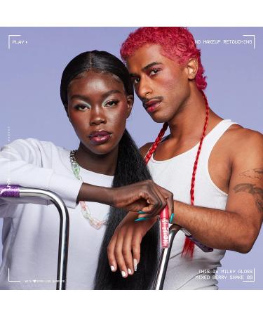 NYX Professional Makeup Milky Gloss Lip Gloss - Mixed Berry Shake (Raspberry) 12-Hour Hydration, Vegan & Scented - Buy Online on GoSupps.com