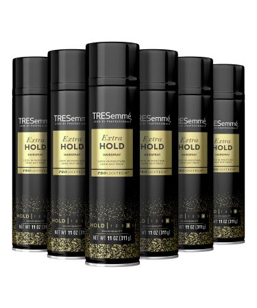TRESemm Extra Hold Hairspray Pack of 6 with Pro Lock Tech For 24H Frizz Control 11 oz Juicy Pear 11 Ounce (Pack of 6)