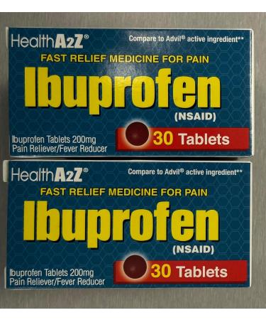 HealthA2Z Ibuprofen Tablets 200mg | Pain Reliever & Fever Reducer | 24 Packs of 30 Caplets (720 Caplets Total) | Value Pack | NSAID - Buy Online on GoSupps.com
