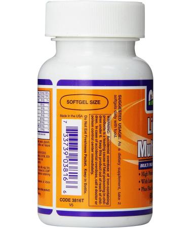 Now Foods Liquid Multi Softgels 60ct - Essential Daily Nutrients - Buy Online on GoSupps.com