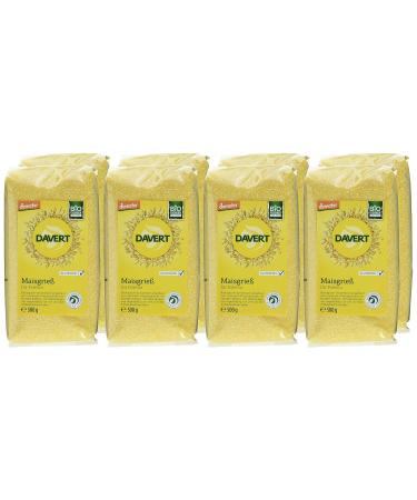 Davert Corn Semolina Polenta Gluten-Free | Pack of 8 (8 x 500g) - Buy Online for Fast International Shipping - Buy Online on GoSupps.com