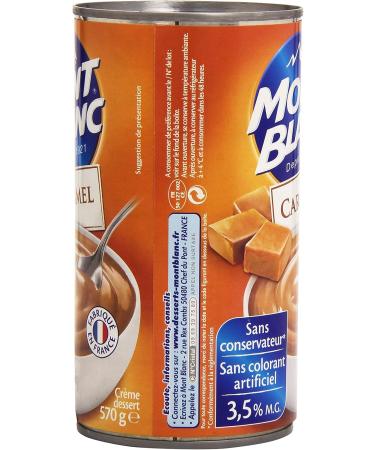 Mont Blanc Caramel Cream 570 g - Pack of 6 - Buy Online on GoSupps.com