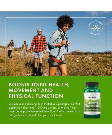 Swanson Turmeric Phytosome with Meriva 500 Milligrams 60 Capsules 60 Count (Pack of 1) - Buy Online on GoSupps.com