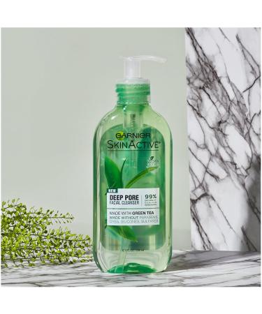Garnier SkinActive Face Wash with Green Tea Oily Skin 6.7 fl. oz. Green Tea 6.7 Fl Oz (Pack of 1) - Buy Online on GoSupps.com