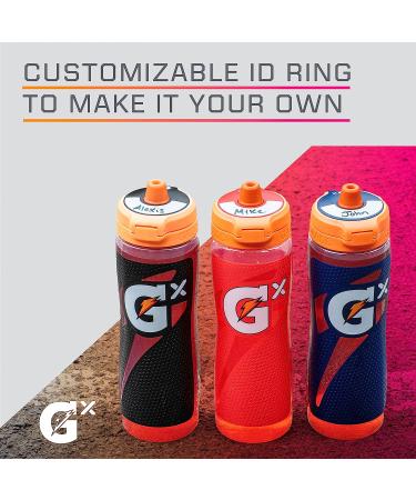 Gatorade Gx Hydration System - Non-Slip Neon Yellow Plastic Squeeze Bottles 30 Oz - Buy Online on GoSupps.com