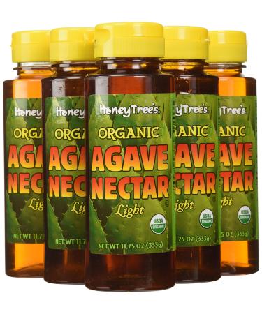 HoneyTree's Organic Agave Nectar-Light 11.75-Ounce (Pack of 6)