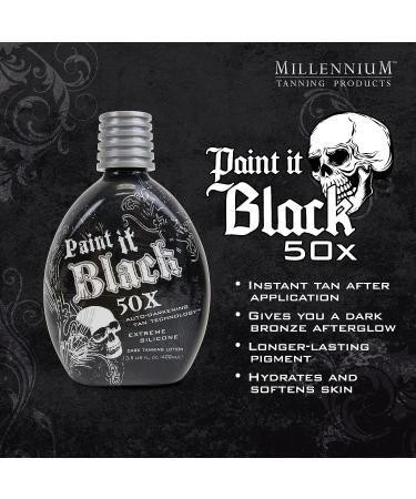 Millennium PAINT IT BLACK 50X Bronzer Indoor Dark Lotion Tanning Bed - Set of 2 - Buy Online on GoSupps.com