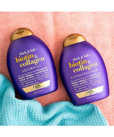 OGX Thick & Full Biotin & Collagen Volumizing Conditioner 13 fl oz - Paraben & Sulfate-Free - Buy Online on GoSupps.com