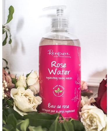 Renpure Rose Water Body Wash 19 fl oz - Weightless Hydration Cleanser - Buy Online on GoSupps.com