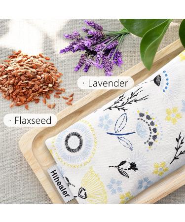 Lavender Aromatherapy Eye Pillow with Extra Cover - Weighted Mask for Relaxation, Yoga, Meditation - Unique Gift for Men, Women, Mom - Spring Dandelion - Buy Online on GoSupps.com