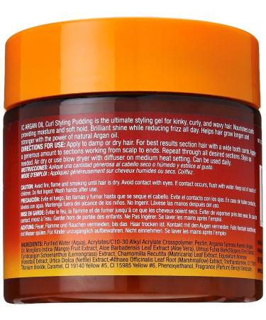Fantasia Argan Oil Pudding 16oz - Hydrating Hair Cream for Smooth & Defined Styles - Buy Online on GoSupps.com