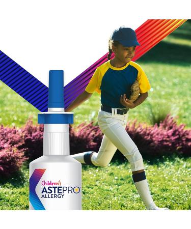 Children's Astepro Allergy Nasal Spray - 24-Hour Relief for Nasal Congestion & Runny Nose - Steroid-Free Antihistamine - 60 Metered Sprays - 0.37 Fl Oz - Buy Online on GoSupps.com