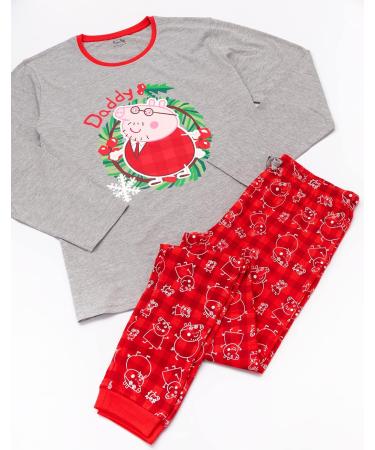 Peppa Pig Christmas Family Pyjamas Set | Festive PJs for Women, Men, Baby, Toddlers & Kids | Perfect Christmas Eve Box Gift | XXL Men - Buy Online on GoSupps.com