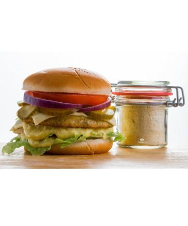 Hemp Patties 200g - Vegan Burger Mix & Baking Mix from Germany | Delicious & Healthy Plant-Based Option - Buy Online on GoSupps.com