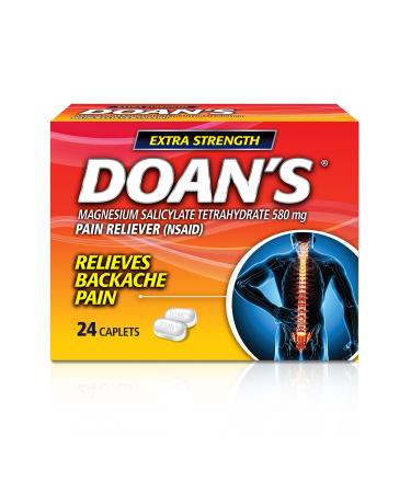 Doans Extra Strength Pain Reliever Caplets 24 Count