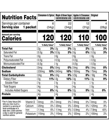 Quaker Instant Oatmeal Lower Sugar Variety Pack - 44 Packs  4 Delicious Flavors - Buy Online on GoSupps.com