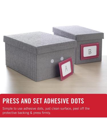 VELCRO Brand Adhesive Dots White 500 Pk - 3/4 Circles Sticky Back Round Hook and Loop for Teachers, Arts and Crafts | VEL-30077-AMS - Buy Online on GoSupps.com