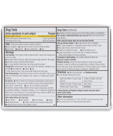 ValuMeds Non-Drowsy Cold & Flu Softgels - Multi-Symptom Relief (48 ct) - Buy Online on GoSupps.com