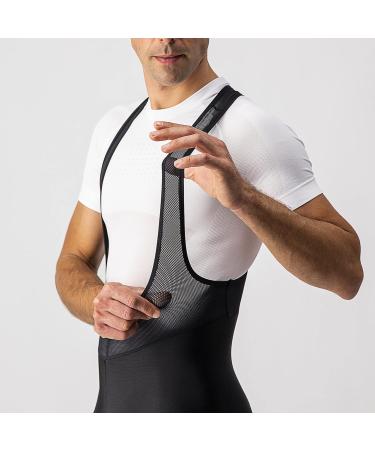 CASTELLI Mens Entrata Bibtight Pants - Black | Ideal for Cycling | International Shipping - Buy Online on GoSupps.com