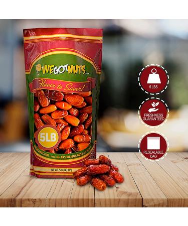 Buy Two Pounds of Pitted Dates | We Got Nuts - Fresh & Delicious! - Buy Online on GoSupps.com