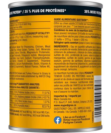 PEDIGREE Adult Wet Dog Food Bundle | Ground Dinner Beef + Chicken & Turkey in Gravy (12 Pack each) Beef + Chicken & Turkey 375 g (Pack of 12) - Buy Online on GoSupps.com