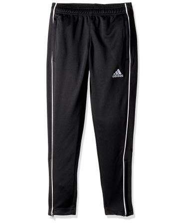 adidas Unisex-Child Core 18 Training Pants Large Black/White