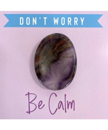 Amethyst Crystal Worry Stone - Stress Relief Gift for Birthday, Anniversary, Xmas - Buy Online on GoSupps.com