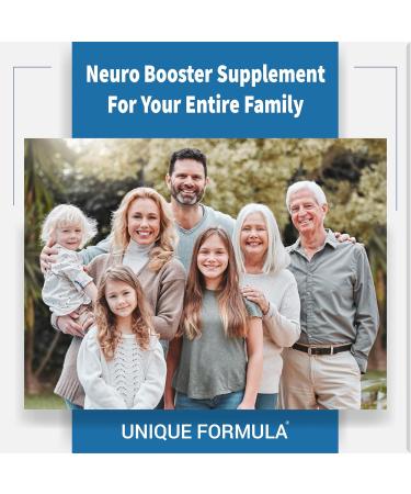 Neuro Booster Brain Support Supplement - Synergetic Mental Energy and Focus Supplement with Vitamins for Cognitive Enhancement - Mind and Memory Supplement for Brain Health 90 Capsules - Buy Online on GoSupps.com