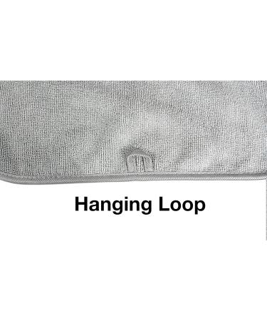 Eurow 13x13 Gray Microfiber Washcloths - Absorbent & Fast Drying - 4 Pack - Buy Online on GoSupps.com