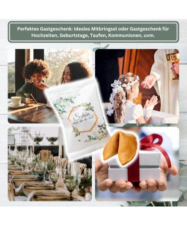 Buy Lucky Treat Cookies - 200 Pieces with Loving Messages | Perfect for Weddings Baptism & Communion | Fresh & Regional | International Shipping - Buy Online on GoSupps.com