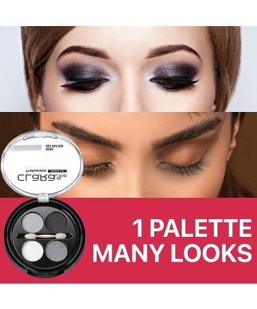 Claraline Quadro Eyeshadow Palette - Long-Lasting & Highly Pigmented Smokey Shades | Cruelty-Free & Paraben-Free Eye Makeup Palette - Buy Online on GoSupps.com