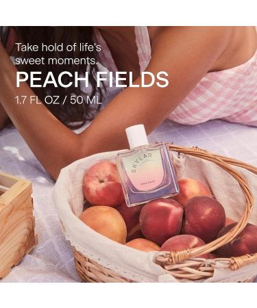 Skylar Peach Fields Eau de Parfum - Hypoallergenic & Clean Perfume for Women & Men Vegan & Safe for Sensitive Skin - Sweet Perfume with Notes of Mandarin Grapefruit White Peach - 50mL /1.7 Fl oz - Buy Online on GoSupps.com