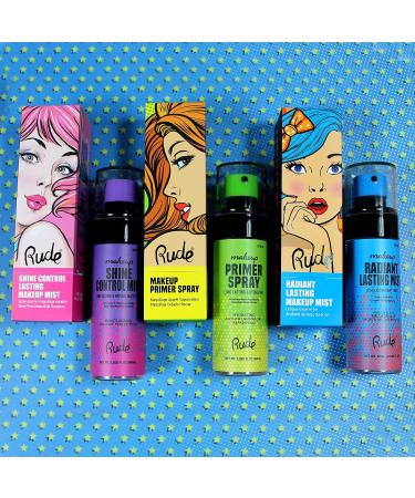 Rude Cosmetics Radiant Lasting Makeup Mist for Women | 2 oz | Long-Lasting Hydration & Shine - Buy Online on GoSupps.com