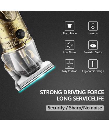 Electric Hair Clippers Rechargeable Pro Li Outliner Grooming Cordless Close Cutting T-Blade Trimmer 0mm Baldheaded Hair Clipper for Men Zero Gapped Detail Beard Shaver Barbershop (Gold) - Buy Online on GoSupps.com